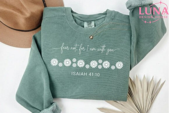 Fear Not Trendy Christian PNG: T-Shirt Designs