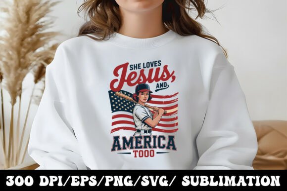 Jesus Lover American Pride T-Shirt Designs